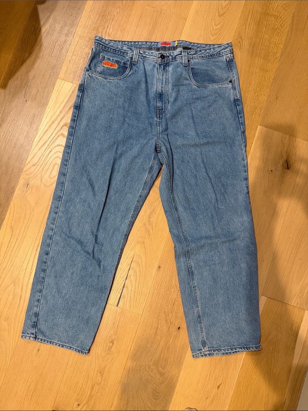 Empyre Loose Fit Medium Wash Skate Jeans